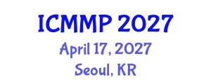 International Conference on Materials and Materials Processing (ICMMP) April 17, 2027 - Seoul, Republic of Korea
