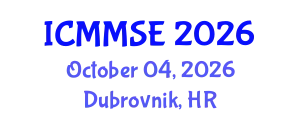 International Conference on Metallurgy, Materials Science and Engineering (ICMMSE) October 04, 2026 - Dubrovnik, Croatia
