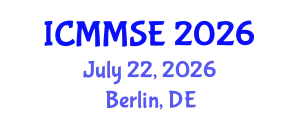 International Conference on Metallurgy, Materials Science and Engineering (ICMMSE) July 22, 2026 - Berlin, Germany