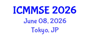 International Conference on Metallurgy, Materials Science and Engineering (ICMMSE) June 08, 2026 - Tokyo, Japan
