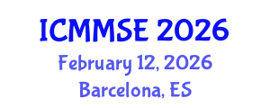 International Conference on Metallurgy, Materials Science and Engineering (ICMMSE) February 12, 2026 - Barcelona, Spain