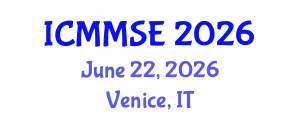 International Conference on Metallurgy, Materials Science and Engineering (ICMMSE) June 22, 2026 - Venice, Italy