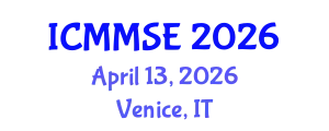 International Conference on Metallurgy, Materials Science and Engineering (ICMMSE) April 13, 2026 - Venice, Italy