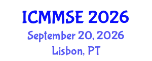 International Conference on Metallurgy, Materials Science and Engineering (ICMMSE) September 20, 2026 - Lisbon, Portugal