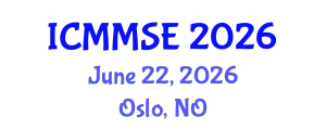 International Conference on Metallurgy, Materials Science and Engineering (ICMMSE) June 22, 2026 - Oslo, Norway