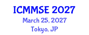 International Conference on Metallurgy, Materials Science and Engineering (ICMMSE) March 25, 2027 - Tokyo, Japan
