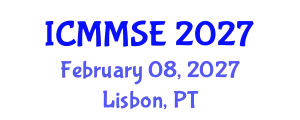 International Conference on Metallurgy, Materials Science and Engineering (ICMMSE) February 08, 2027 - Lisbon, Portugal