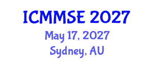 International Conference on Metallurgy, Materials Science and Engineering (ICMMSE) May 17, 2027 - Sydney, Australia
