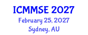 International Conference on Metallurgy, Materials Science and Engineering (ICMMSE) February 25, 2027 - Sydney, Australia