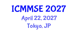 International Conference on Metallurgy, Materials Science and Engineering (ICMMSE) April 22, 2027 - Tokyo, Japan