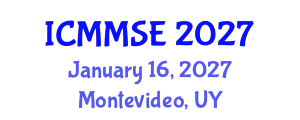 International Conference on Metallurgy, Materials Science and Engineering (ICMMSE) January 16, 2027 - Montevideo, Uruguay