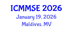 International Conference on Metallurgy, Materials Science and Engineering (ICMMSE) January 19, 2026 - Maldives, Maldives
