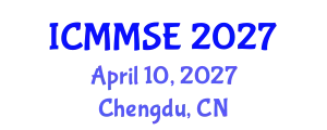 International Conference on Metallurgy, Materials Science and Engineering (ICMMSE) April 10, 2027 - Chengdu, China