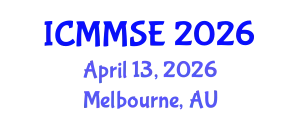 International Conference on Metallurgy, Materials Science and Engineering (ICMMSE) April 13, 2026 - Melbourne, Australia