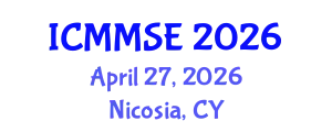 International Conference on Metallurgy, Materials Science and Engineering (ICMMSE) April 27, 2026 - Nicosia, Cyprus