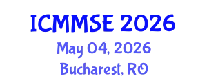International Conference on Metallurgy, Materials Science and Engineering (ICMMSE) May 04, 2026 - Bucharest, Romania