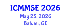 International Conference on Metallurgy, Materials Science and Engineering (ICMMSE) May 25, 2026 - Batumi, Georgia