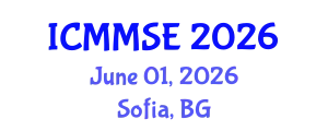 International Conference on Metallurgy, Materials Science and Engineering (ICMMSE) June 01, 2026 - Sofia, Bulgaria