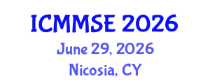 International Conference on Metallurgy, Materials Science and Engineering (ICMMSE) June 29, 2026 - Nicosia, Cyprus