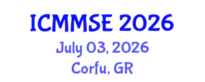 International Conference on Metallurgy, Materials Science and Engineering (ICMMSE) July 03, 2026 - Corfu, Greece
