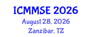 International Conference on Metallurgy, Materials Science and Engineering (ICMMSE) August 28, 2026 - Zanzibar, Tanzania