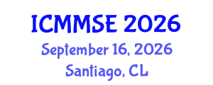International Conference on Metallurgy, Materials Science and Engineering (ICMMSE) September 16, 2026 - Santiago, Chile