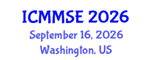 International Conference on Metallurgy, Materials Science and Engineering (ICMMSE) September 16, 2026 - Washington, United States