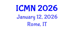 International Conference on Microfluidics and Nanofluidics (ICMN) January 12, 2026 - Rome, Italy