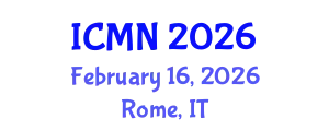 International Conference on Microfluidics and Nanofluidics (ICMN) February 16, 2026 - Rome, Italy