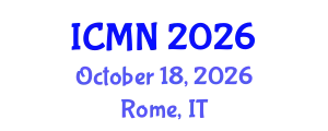 International Conference on Microfluidics and Nanofluidics (ICMN) October 18, 2026 - Rome, Italy