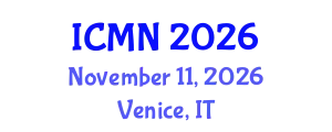 International Conference on Microfluidics and Nanofluidics (ICMN) November 11, 2026 - Venice, Italy