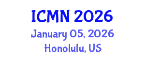 International Conference on Microfluidics and Nanofluidics (ICMN) January 05, 2026 - Honolulu, United States