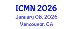 International Conference on Microfluidics and Nanofluidics (ICMN) January 05, 2026 - Vancouver, Canada
