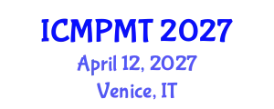 International Conference on Marketing, Product Management and Technology (ICMPMT) April 12, 2027 - Venice, Italy