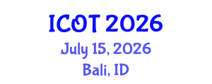 International Conference on Orthopedics and Traumatology (ICOT) July 15, 2026 - Bali, Indonesia