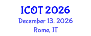 International Conference on Orthopedics and Traumatology (ICOT) December 13, 2026 - Rome, Italy