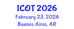International Conference on Orthopedics and Traumatology (ICOT) February 23, 2026 - Buenos Aires, Argentina