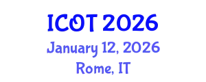 International Conference on Orthopedics and Traumatology (ICOT) January 12, 2026 - Rome, Italy