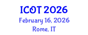 International Conference on Orthopedics and Traumatology (ICOT) February 16, 2026 - Rome, Italy