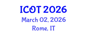 International Conference on Orthopedics and Traumatology (ICOT) March 02, 2026 - Rome, Italy