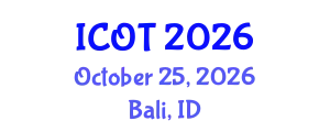 International Conference on Orthopedics and Traumatology (ICOT) October 25, 2026 - Bali, Indonesia