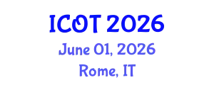 International Conference on Orthopedics and Traumatology (ICOT) June 01, 2026 - Rome, Italy
