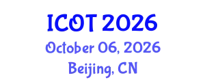 International Conference on Orthopedics and Traumatology (ICOT) October 06, 2026 - Beijing, China