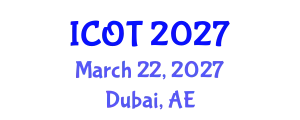 International Conference on Orthopedics and Traumatology (ICOT) March 22, 2027 - Dubai, United Arab Emirates