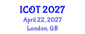 International Conference on Orthopedics and Traumatology (ICOT) April 22, 2027 - London, United Kingdom