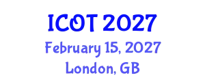 International Conference on Orthopedics and Traumatology (ICOT) February 15, 2027 - London, United Kingdom