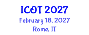 International Conference on Orthopedics and Traumatology (ICOT) February 18, 2027 - Rome, Italy