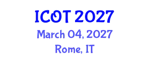International Conference on Orthopedics and Traumatology (ICOT) March 04, 2027 - Rome, Italy