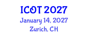 International Conference on Orthopedics and Traumatology (ICOT) January 14, 2027 - Zurich, Switzerland