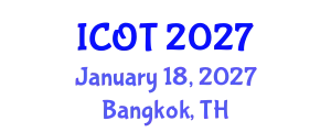 International Conference on Orthopedics and Traumatology (ICOT) January 18, 2027 - Bangkok, Thailand